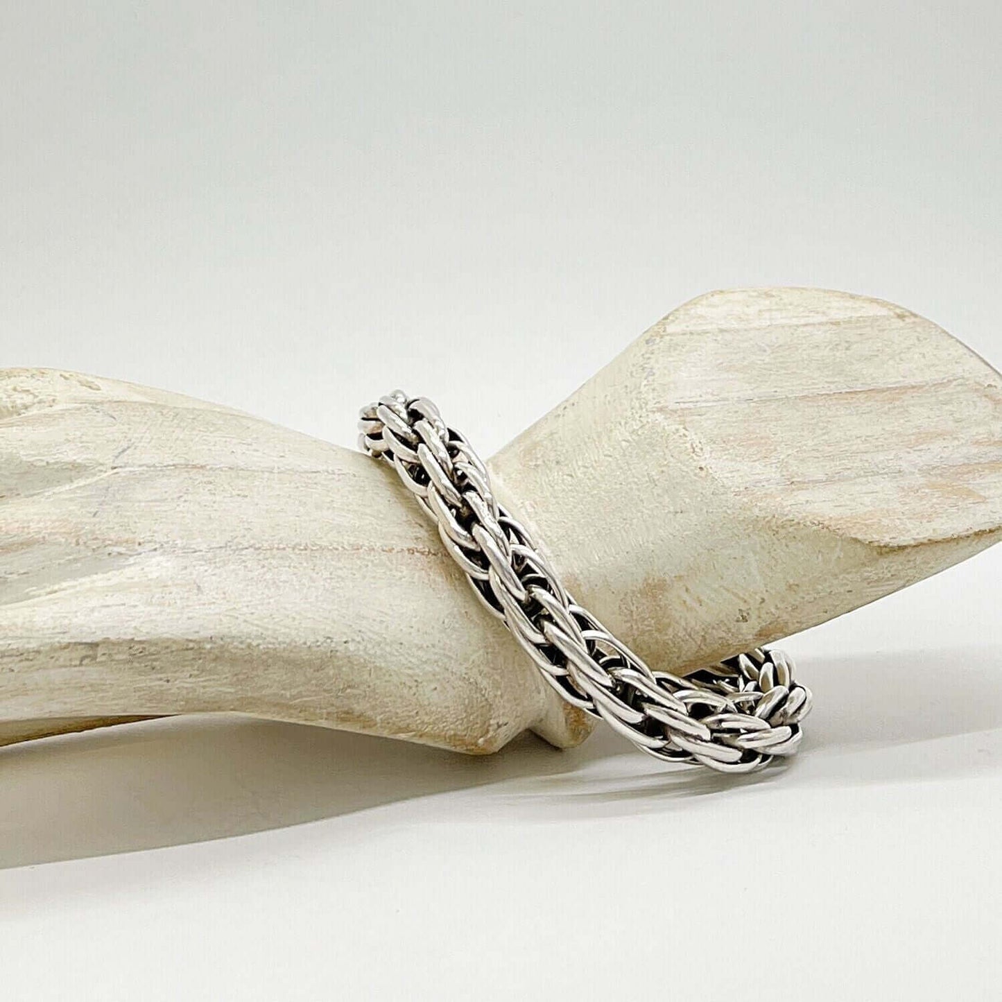 Unisex Armband aus 925 Sterling Silber Legato mit massiver Gliederkette.