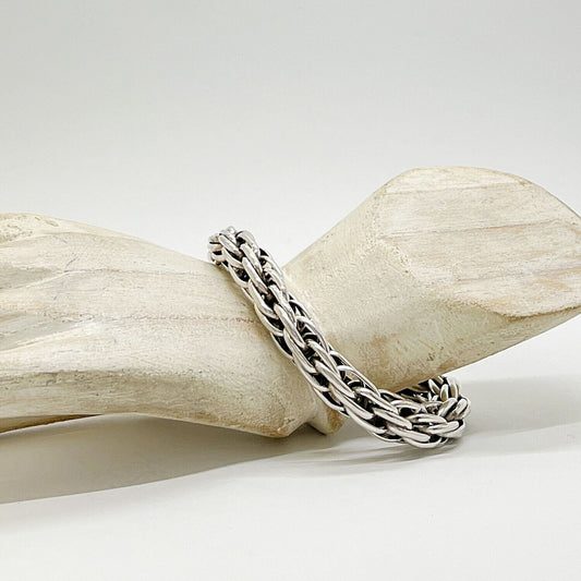 Unisex Armband aus 925 Sterling Silber Legato mit massiver Gliederkette.