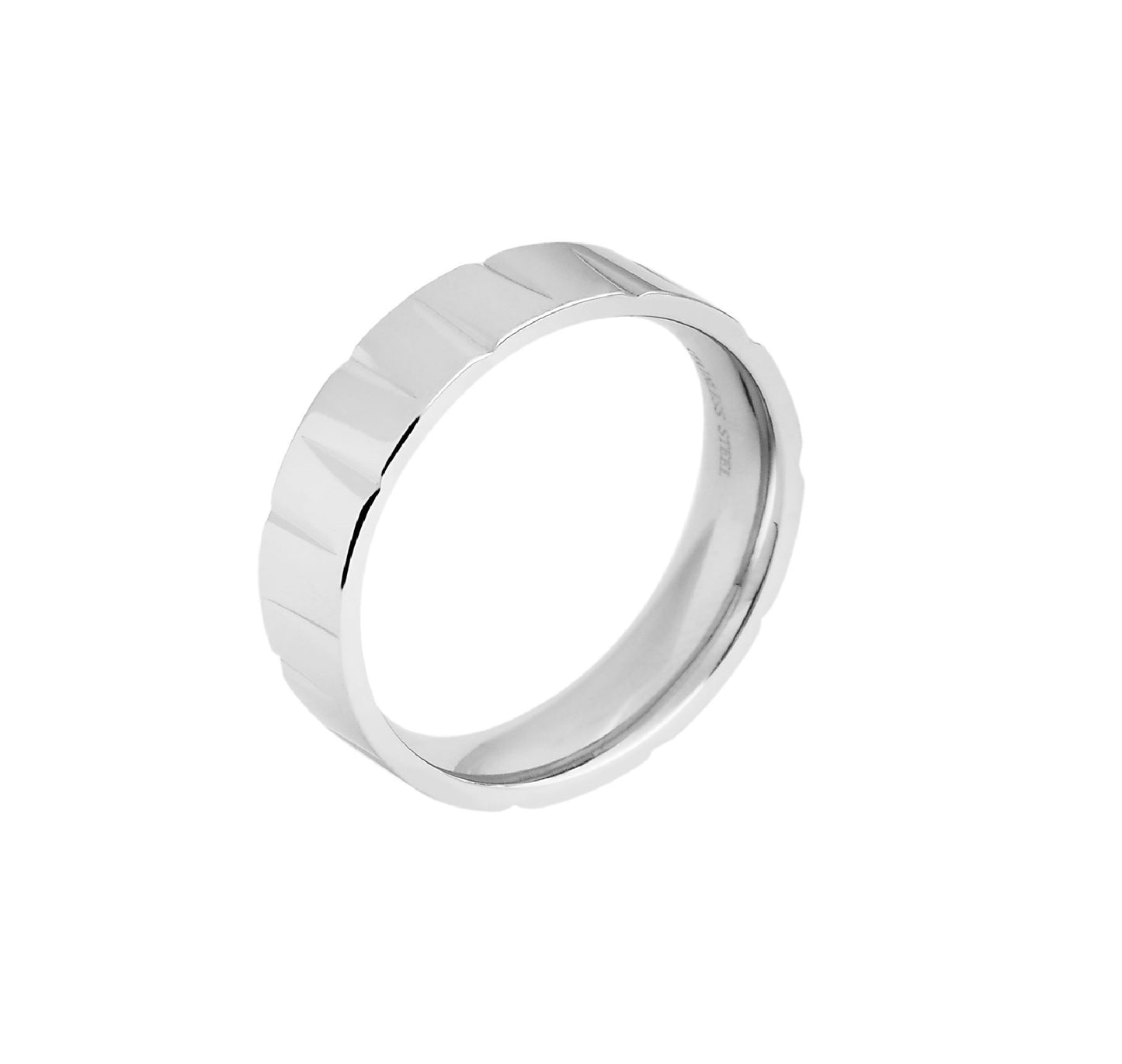 Herrenring aus Edelstahl Modell Signum Uomo - Perla d'Oro