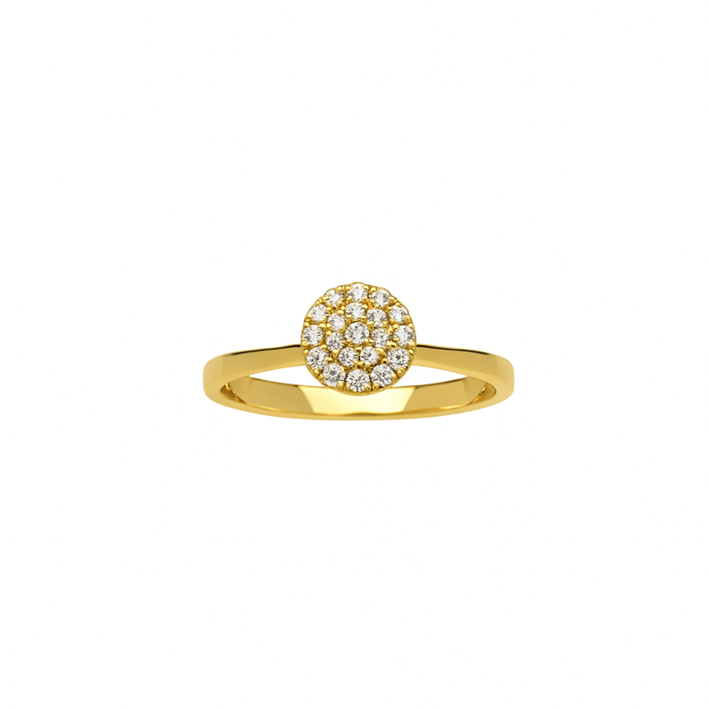 Eleganter Ring mit Diamanten 0,172 ct. von Colpo & Zilio – zeitlose Schönheit in feiner Handarbeit.