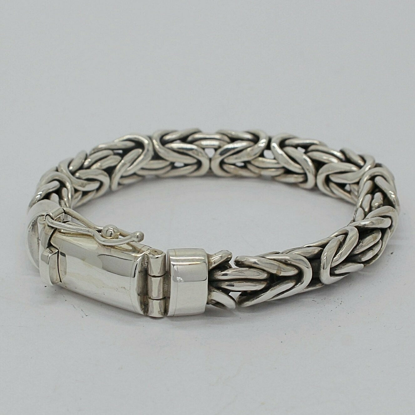 Unisex Armband Argentia aus massivem 925er Sterling Silber mit dichter Gliederkette von Tipico-eigenArt