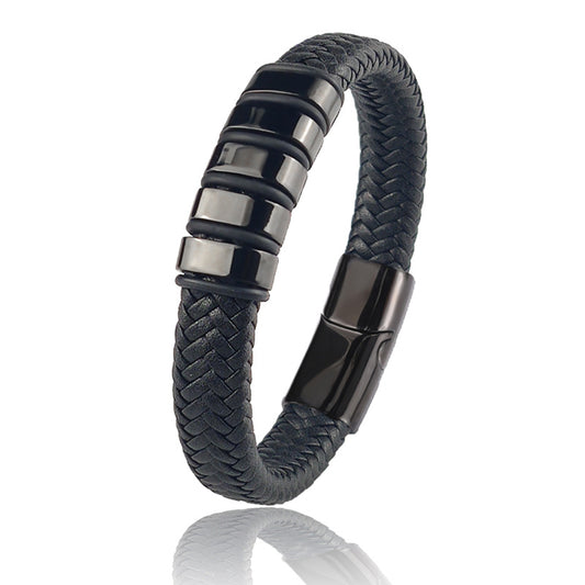 Lederarmband Vero Black