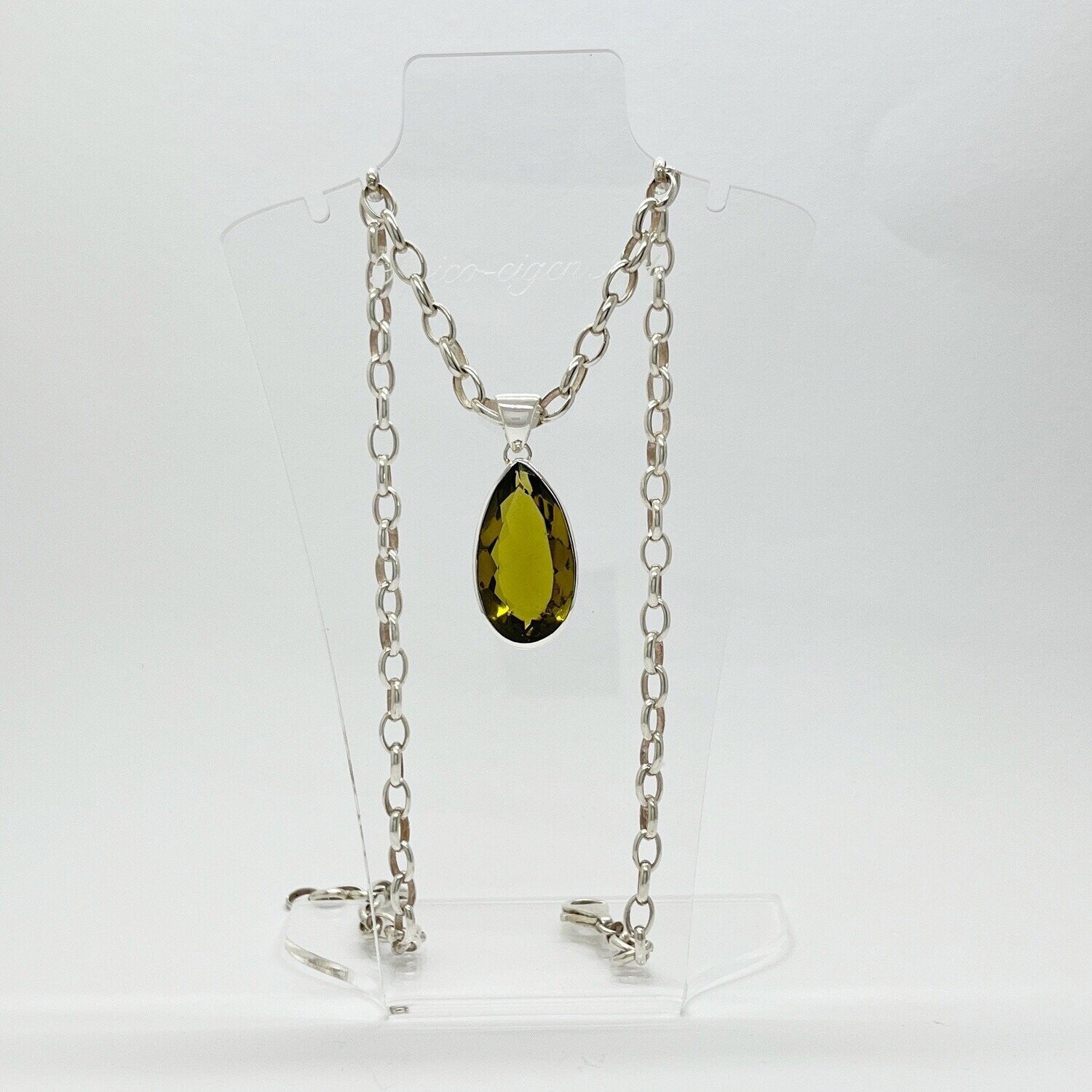 Silberanhänger Obsidian goldbraun Tropfen 1,5 × 3 cm aus 925er Silber – Anhänger ohne Kette