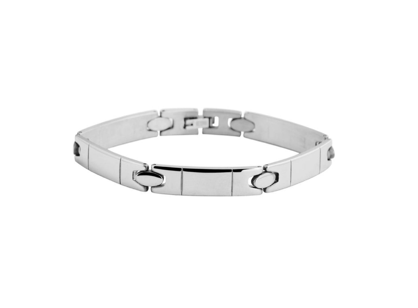 Edelstahl Gliederarmband Damen - Perla d'Oro