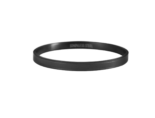 Armreif aus Edelstahl Jasmine – Black - Perla d'Oro