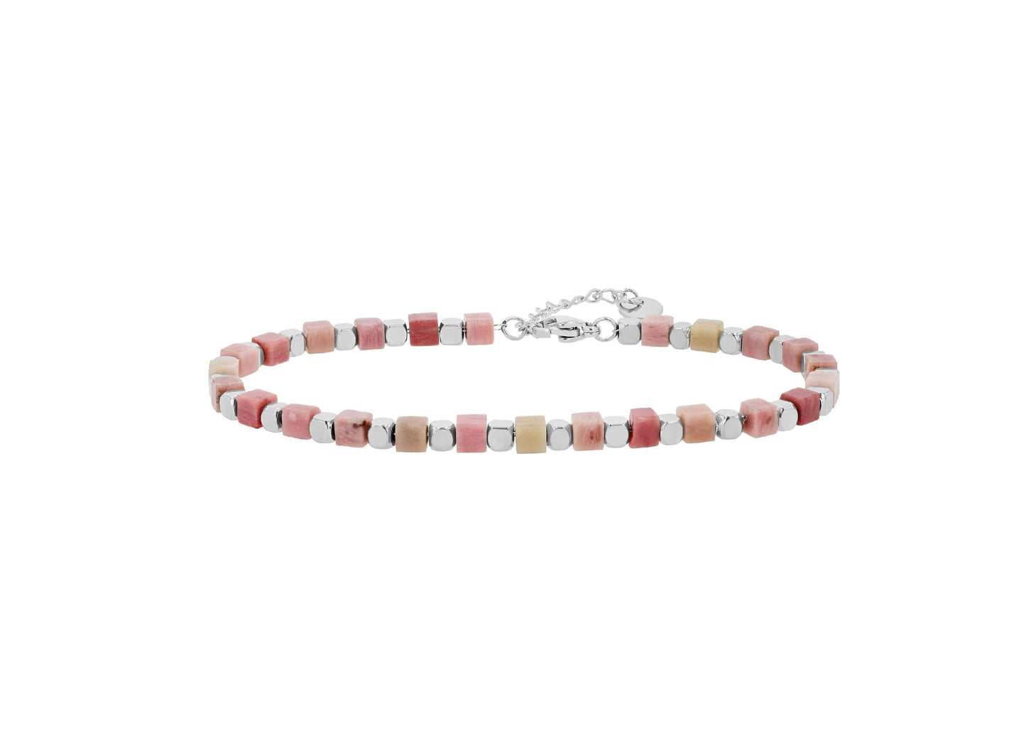 Edelsteinarmband Rot Aventurin – Silver - Perla d'Oro