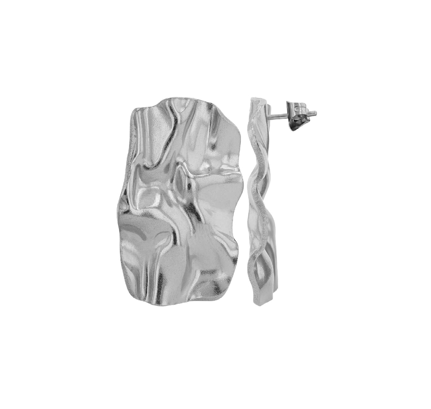 Edelstahl Ohrstecker Veloura - Perla d'Oro