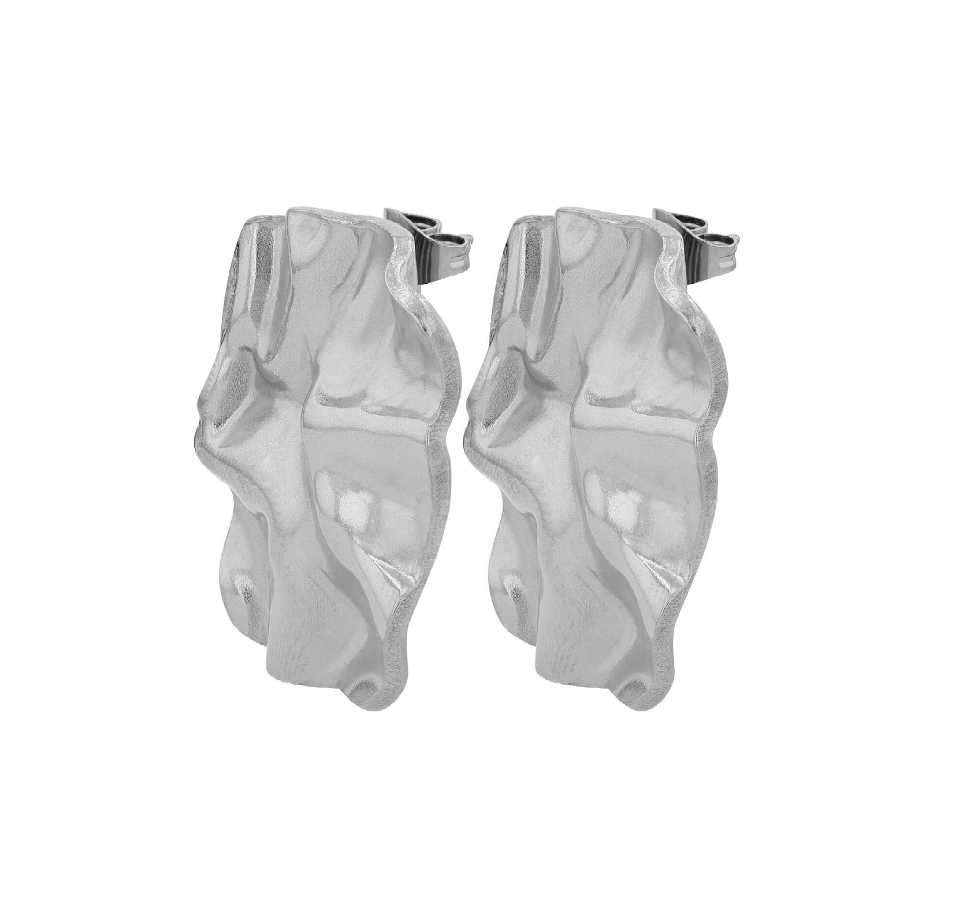 Edelstahl Ohrstecker Veloura - Perla d'Oro