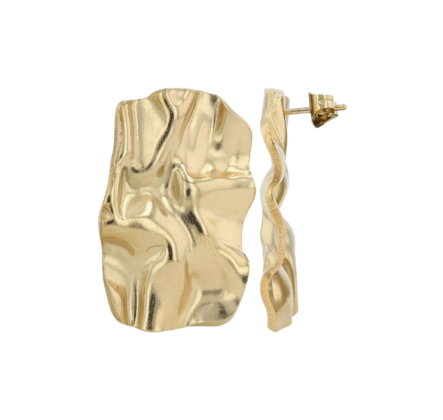 Edelstahl Ohrstecker Veloura - Perla d'Oro