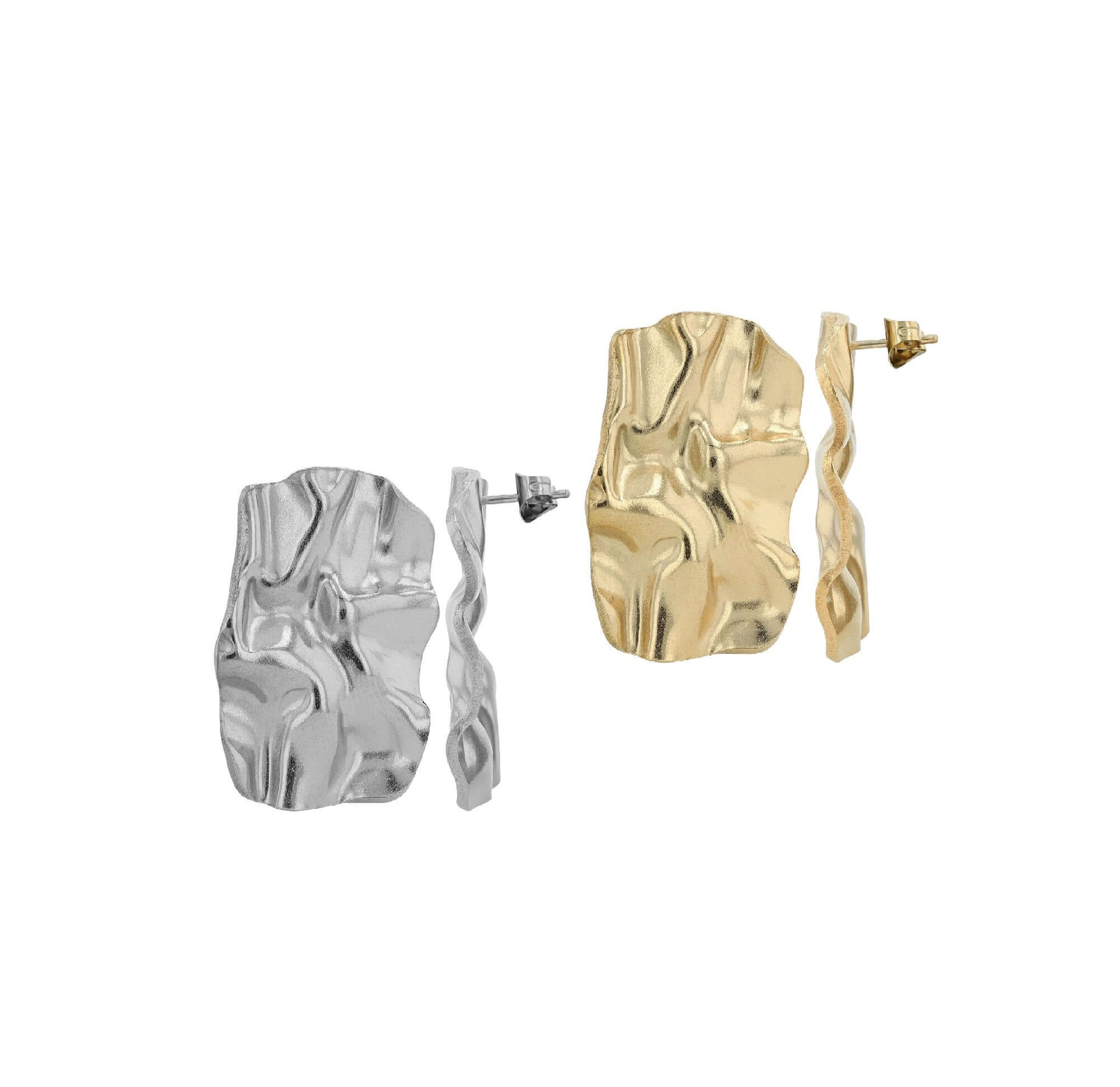 Edelstahl Ohrstecker Veloura - Perla d'Oro