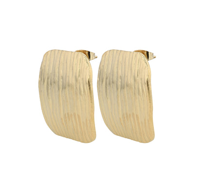 Edelstahl Ohrstecker Recta - Perla d'Oro