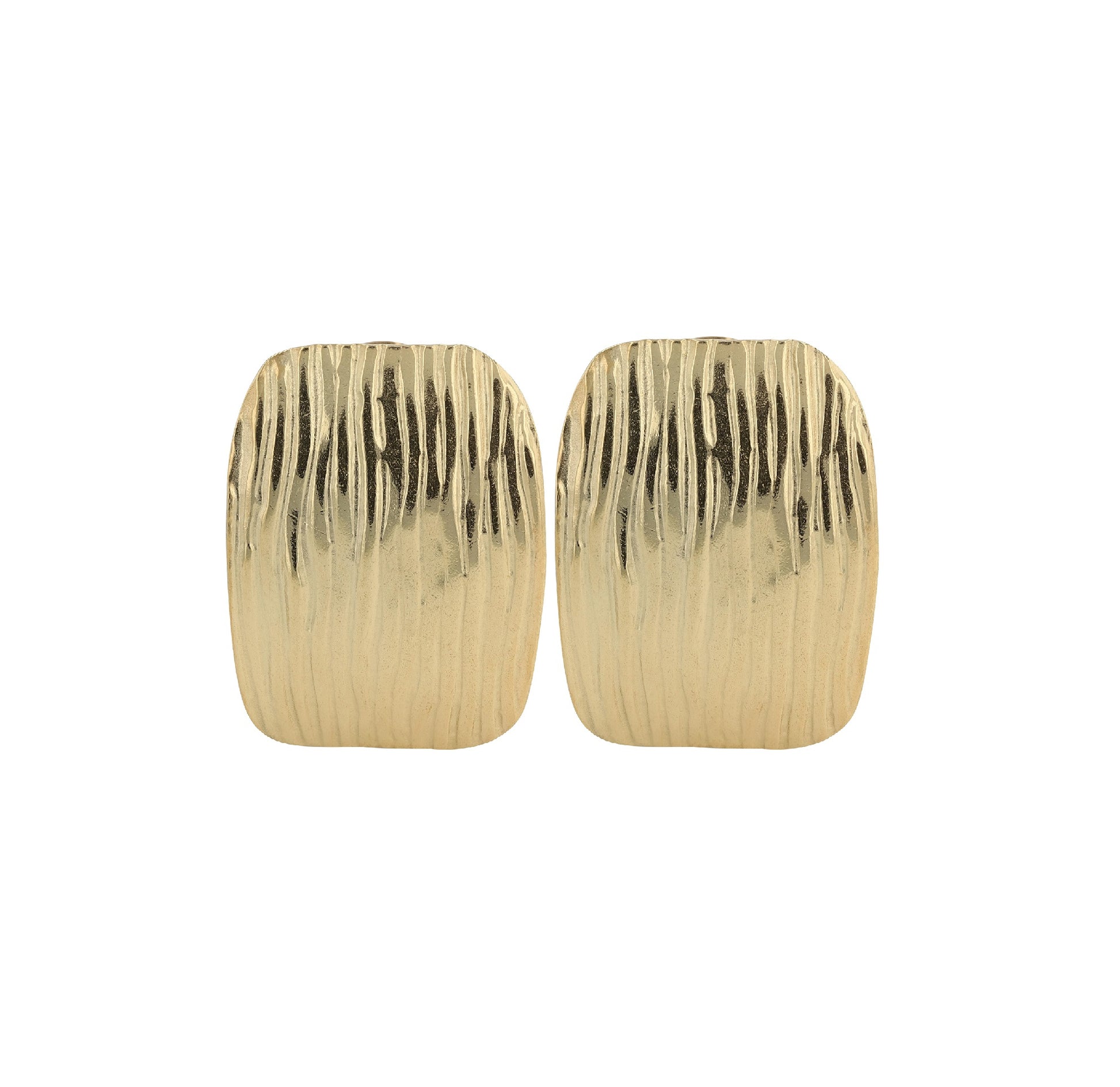 Edelstahl Ohrstecker Recta - Perla d'Oro