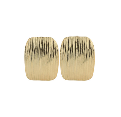 Edelstahl Ohrstecker Recta - Perla d'Oro