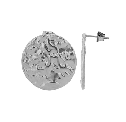 Edelstahl Ohrstecker Luna - Perla d'Oro