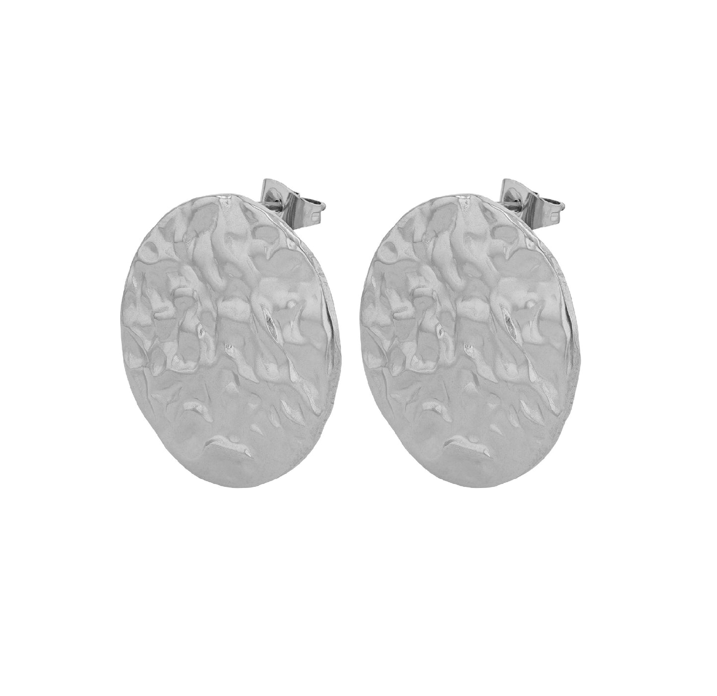 Edelstahl Ohrstecker Luna - Perla d'Oro