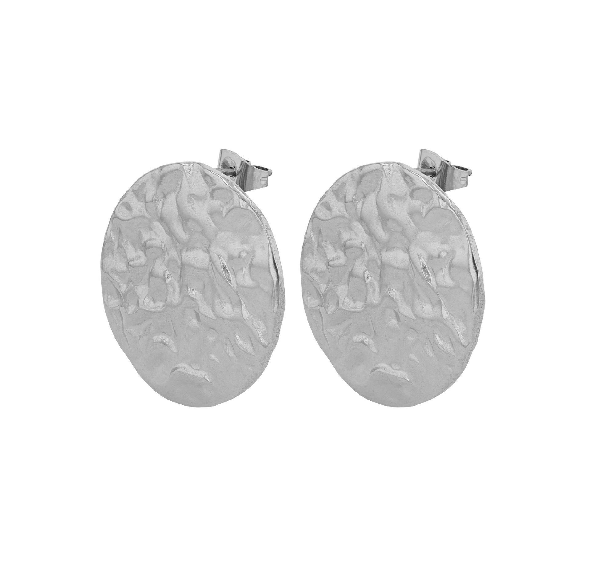 Edelstahl Ohrstecker Luna - Perla d'Oro