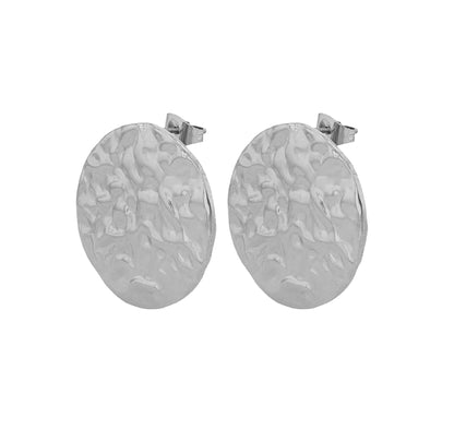 Edelstahl Ohrstecker Luna - Perla d'Oro