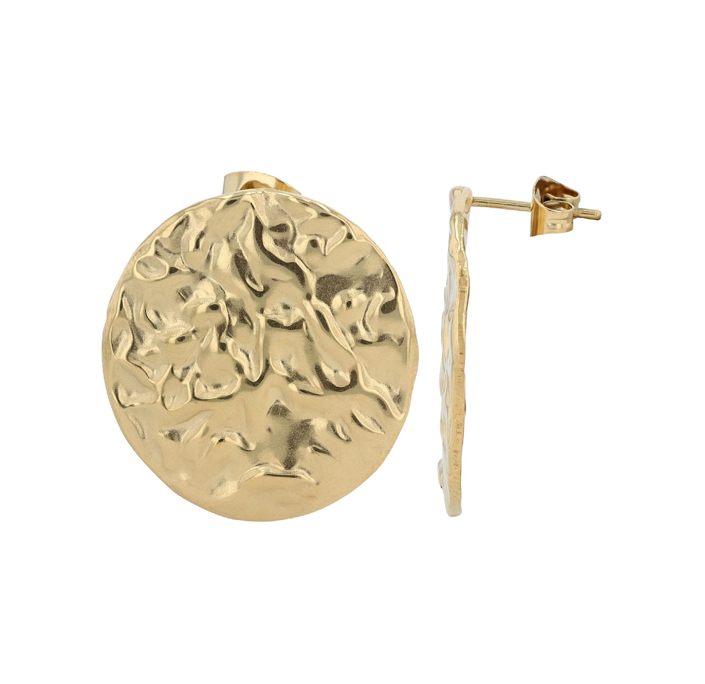 Edelstahl Ohrstecker Luna - Perla d'Oro