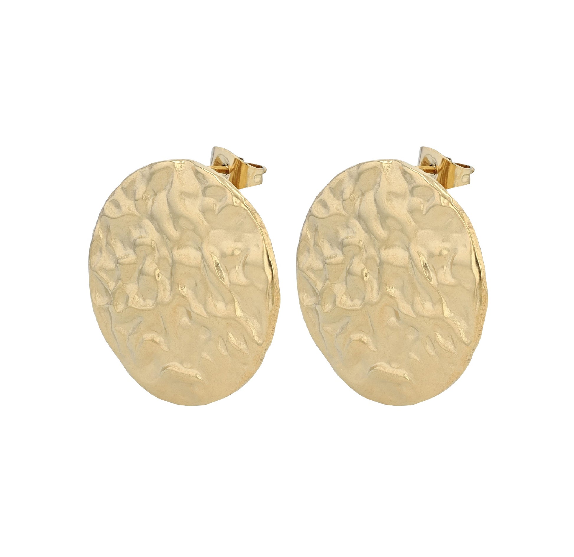 Edelstahl Ohrstecker Luna - Perla d'Oro