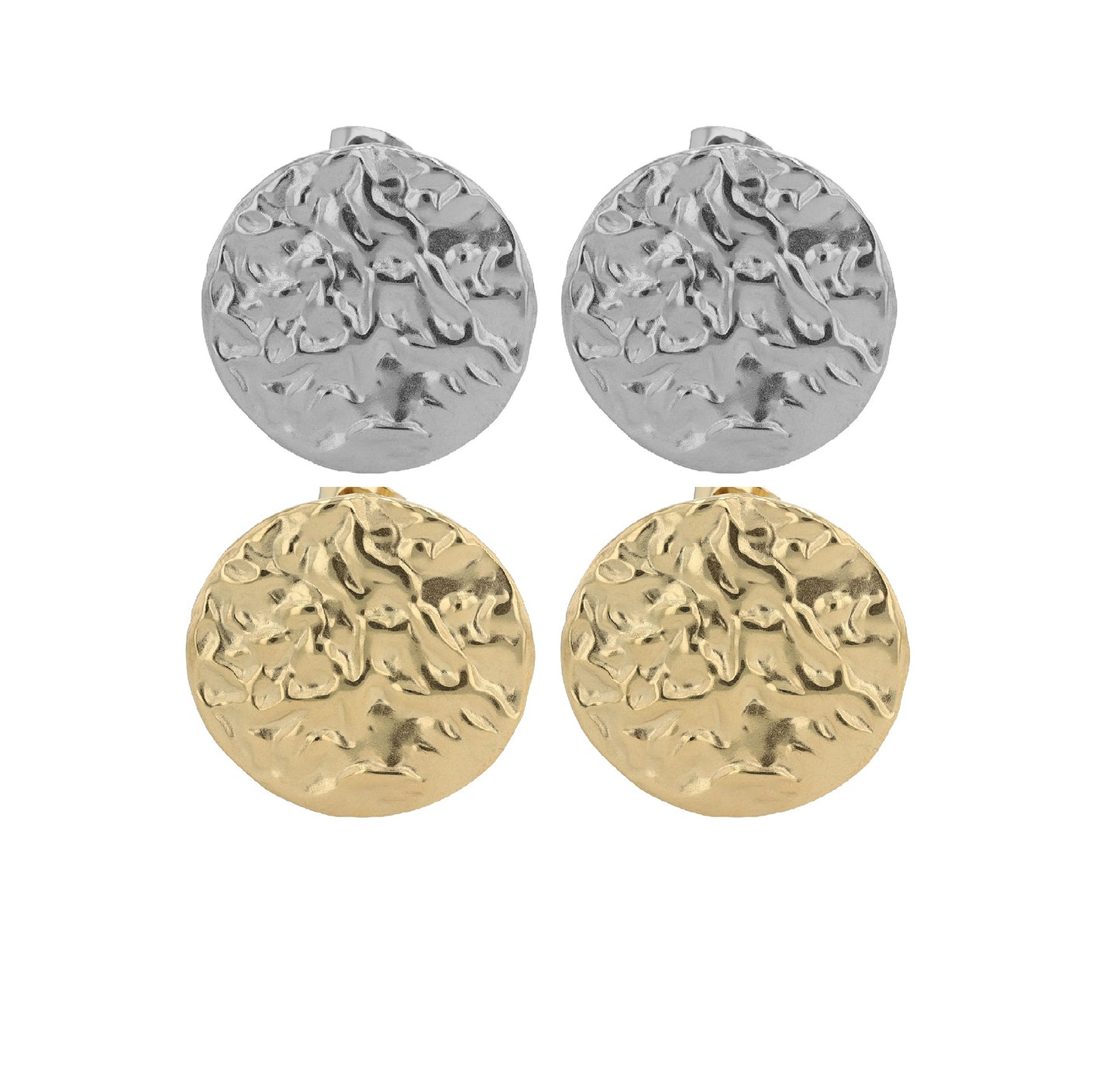 Edelstahl Ohrstecker Luna - Perla d'Oro