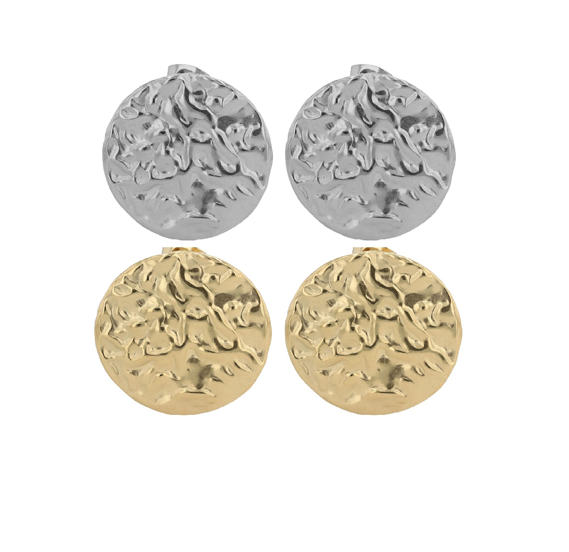 Edelstahl Ohrstecker Luna - Perla d'Oro