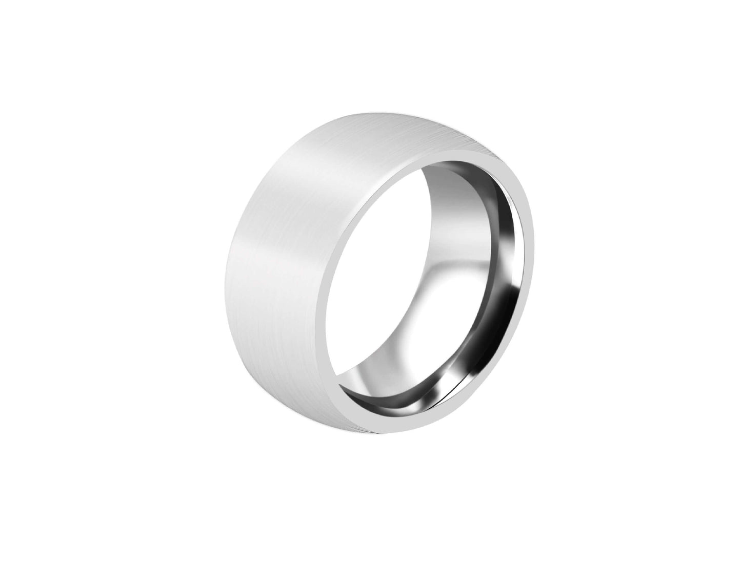 Herrenring aus Edelstahl – Modell Axis - Perla d'Oro