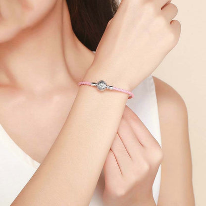 Charm-Armband für Damen Purer Charme in Leder