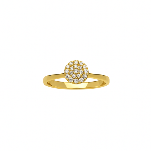 Eleganter Ring mit Diamanten 0,172 ct. von Colpo & Zilio – zeitlose Schönheit in feiner Handarbeit.