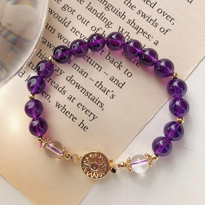 Amethyst-Armband Eterna aus Kristall