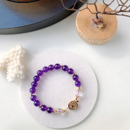 Amethyst-Armband Eterna aus Kristall