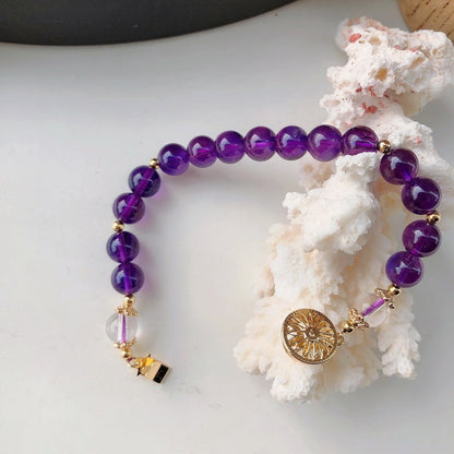 Amethyst-Armband Eterna aus Kristall