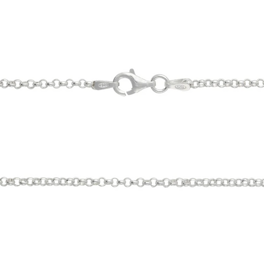 Halskette CÉNIS, 925 Silber: zeitlose Schlichtheit, modernes Understatement, Unisex-Design, feine Proportionen.