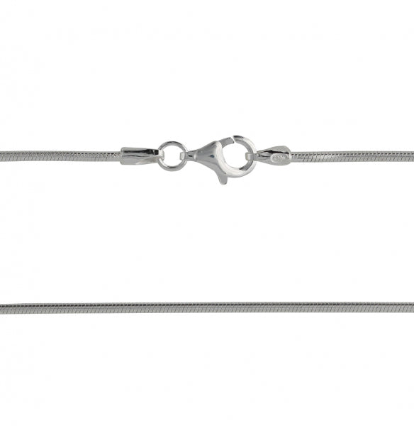 Schlangenkette aus 925er Silber 1,0 mm - Perla d'Oro