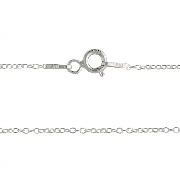 Feine Ankerkette 925 Silber – 0,25 mm filigran - Perla d'Oro