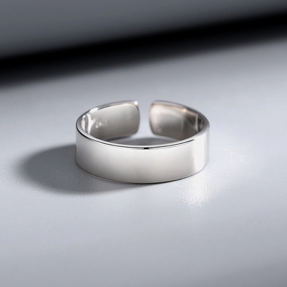 Männer-Ring aus 925er Silber im klassischen Design