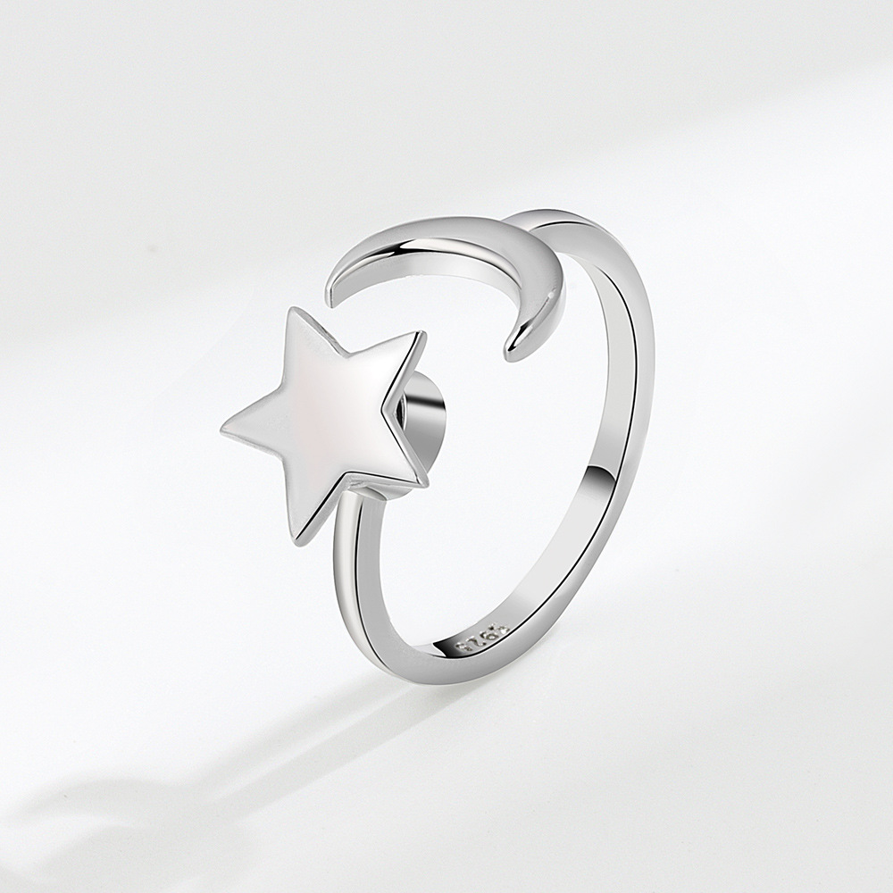 Mond & Stern Silber Ring