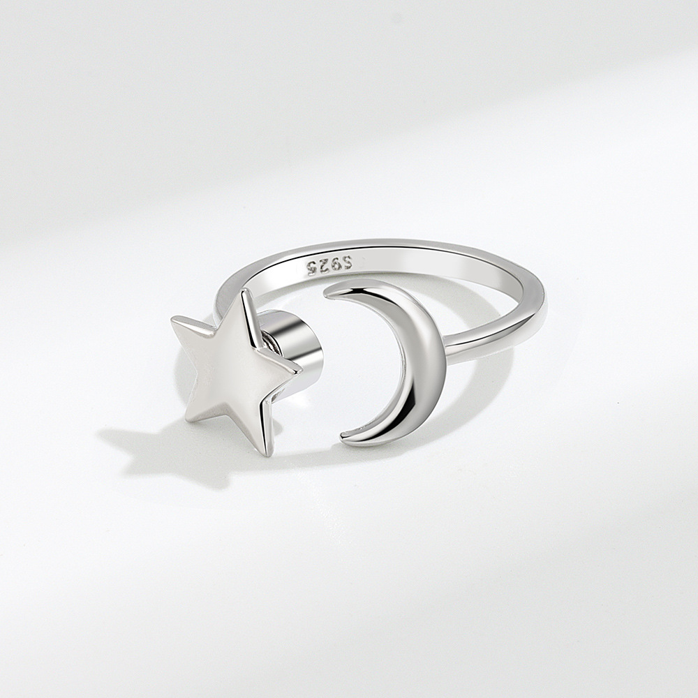 Mond & Stern Silber Ring