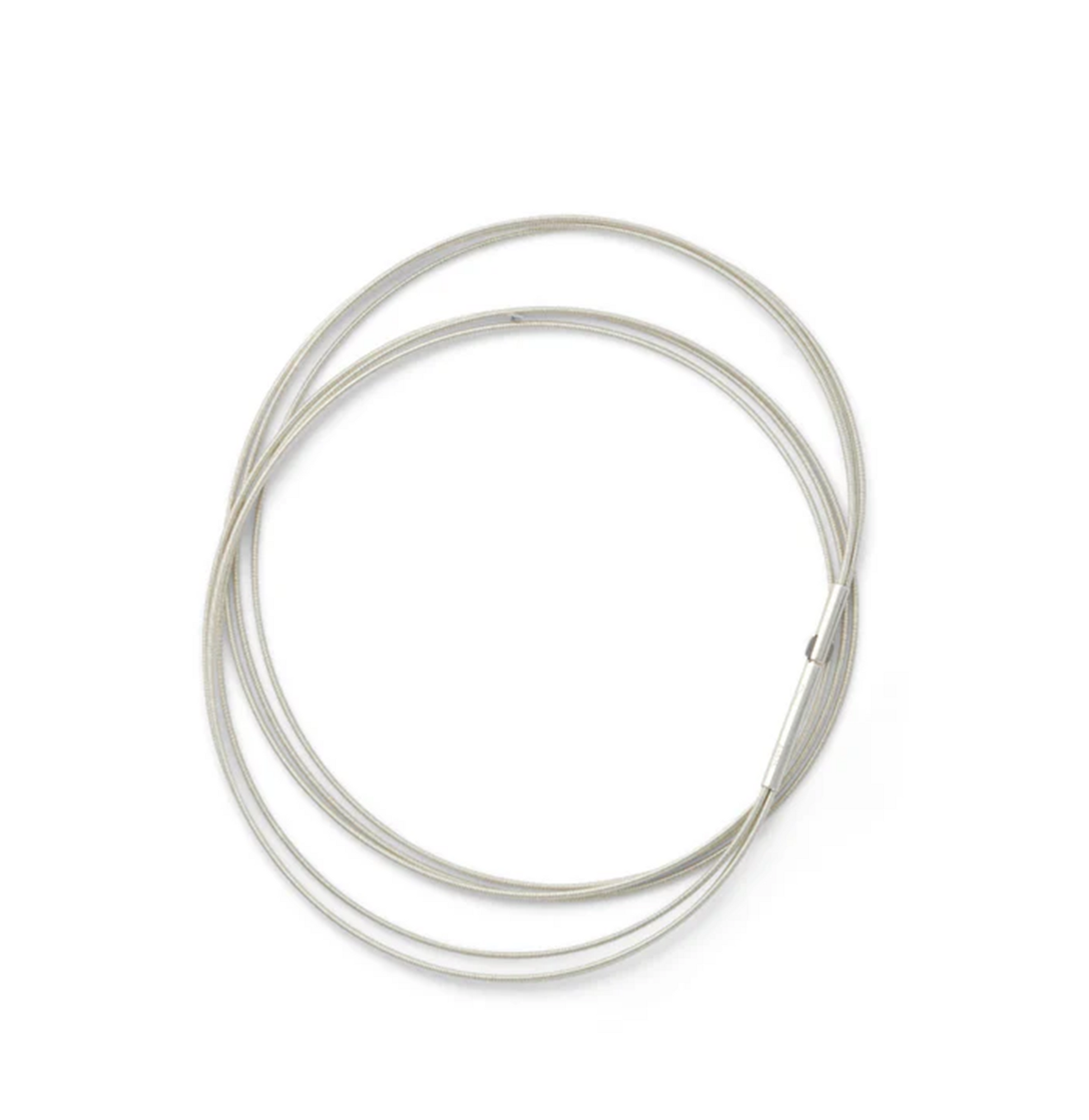Spiralreif Aeris aus 925 Sterling Silber, feines minimalistisches Armband mit spiralförmiger Linienführung