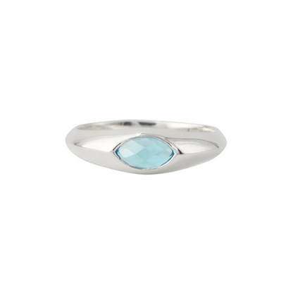 Anello Topazio Argento 925 Donna