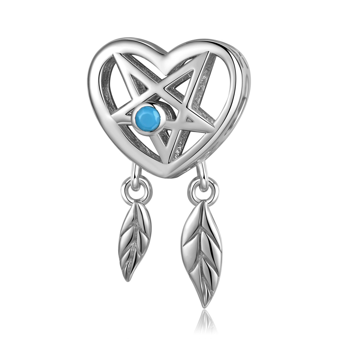 Traumfänger Charm aus 925er Sterling Silber