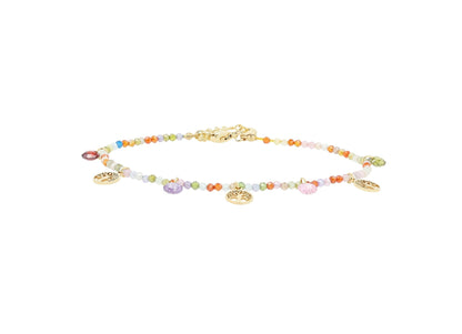 Damenarmband mit Lebensbaumanhänger Gold - Perla d'Oro