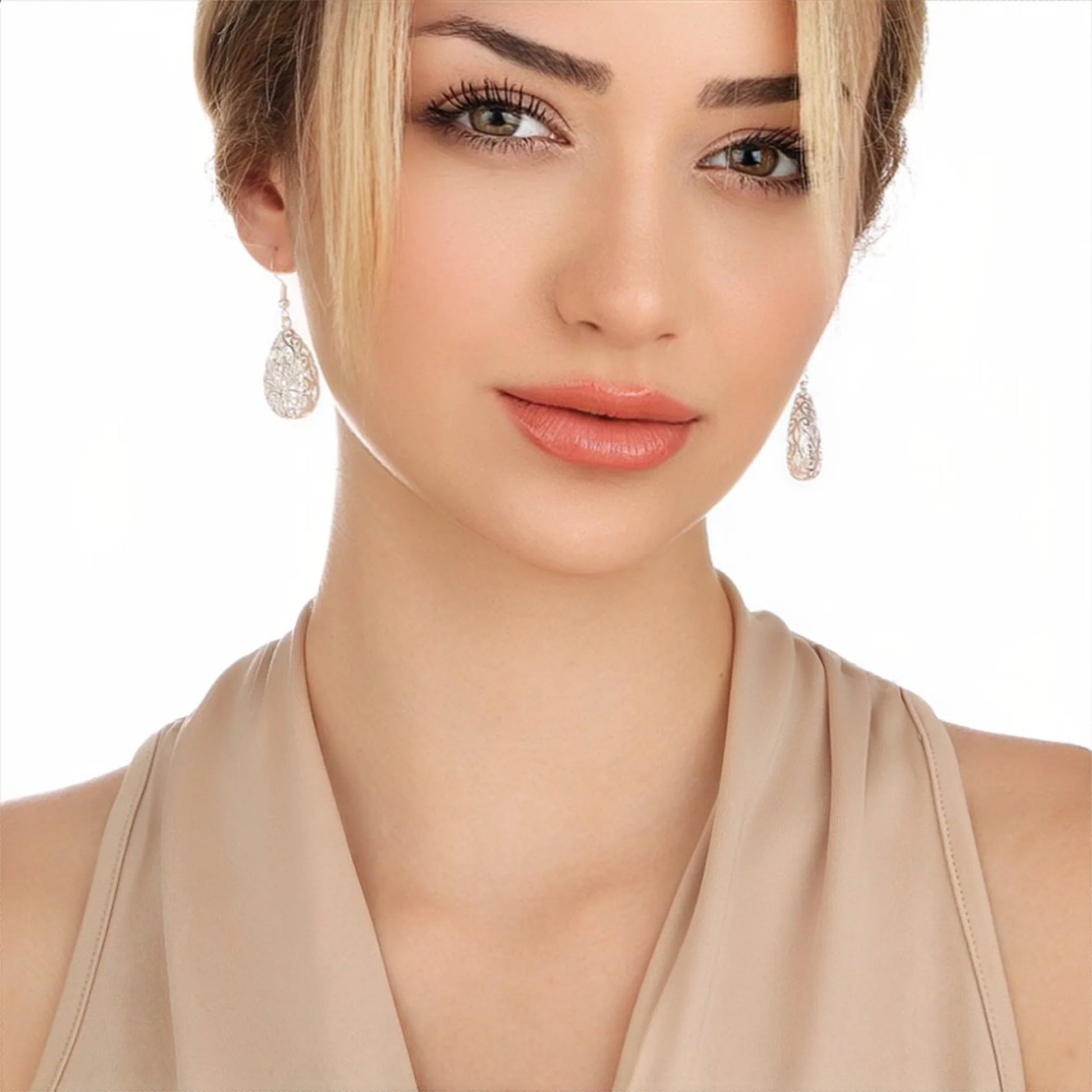 Ethnische Folklore Ohrhänger aus 925er Silber von MadamLili, filigrane Tropfen-Ohrschmuck.