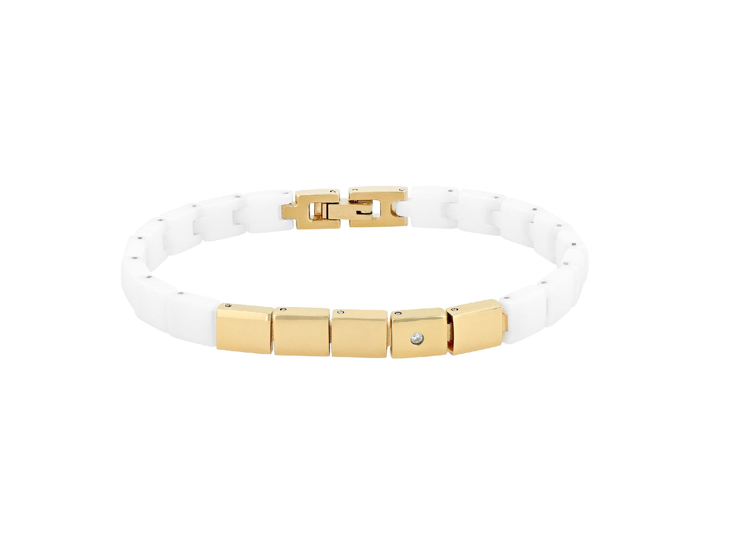 Keramik-Armband für Damen Weiß - Perla d'Oro