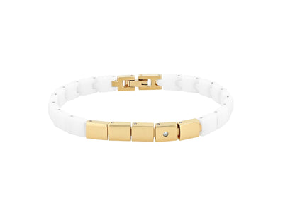 Keramik-Armband für Damen Weiß - Perla d'Oro
