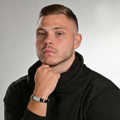 Lederarmband Luxe Verve - Perla d'Oro